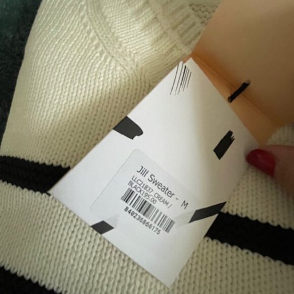 La Ligne's Jill Sweater White and Black - NWT! Purchased Directly from La Ligne! - Picture 4 of 4